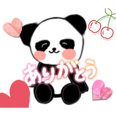 pandaがんばる