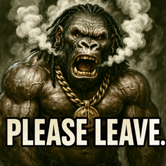 Sarcastic Smoke Gorilla