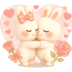 Fluffy rabbit! sweet Fluffy marshmallow2