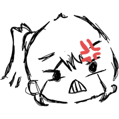 抽象女孩一奇妙表情①