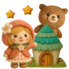 羊毛フェルトドール♡大人メルヘン