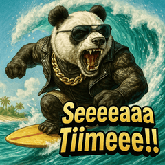 Summer Funky Panda