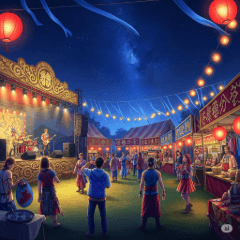 Summer Festival Fireworks