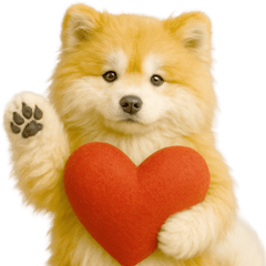 毎日つかえる♡もふもふ秋田犬ハロの日常