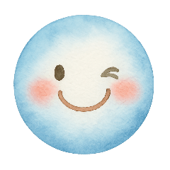 Fluffy and colorful emoticons