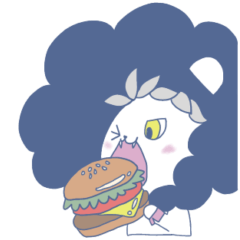 水玉パンツの白ライオンれおまる★日常挨拶