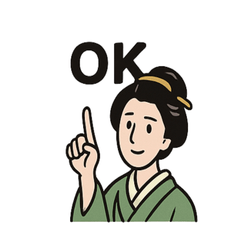 Edo Lady's Everyday Life Stickers