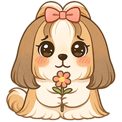 シーズーの毎日つかえるスタンプ ver.1