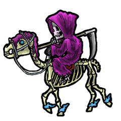 アンデッド動く⚰️死神と馬骨