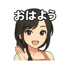 お姉さんの日常スタンプ88