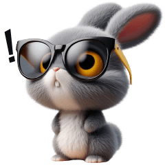 กระต่ายเทาอย่างเฟี้ยว ไม่มีคำจะพูด