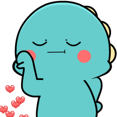 Dino Blue 10 : Effect stickers