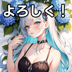 [Rainy Season] Hydrangea Girl