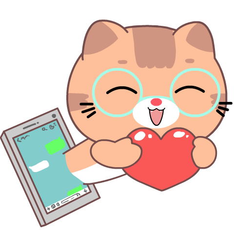 Round Ginger Cat : Pop-up stickers
