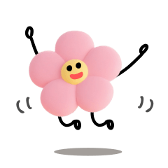 <療癒花朵小貼> ♡ ♡ ♡