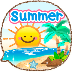 A little happiness, a blue-base summer e