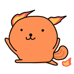 a fiery squirrel