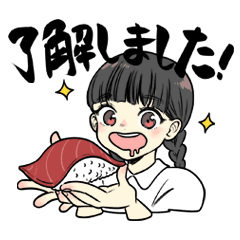 女の子 × 食べ物