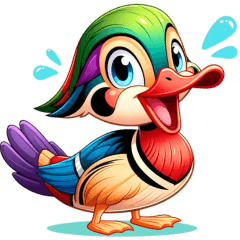 Wood Duck Cute Greetings