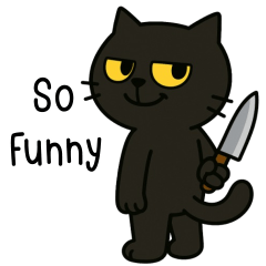 Platu The mischievous black cat V2 (EN)