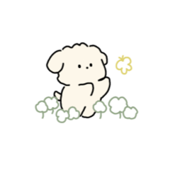 White Puppy stamp