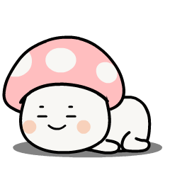 Pink Mushroom : Animated