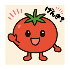 野菜シリーズ トマトちゃん - LINE スタンプ | LINE STORE