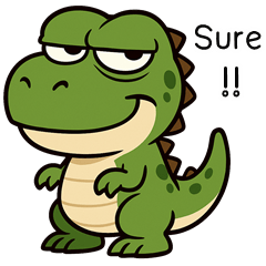 Cheeky Dinosaur (ENG)