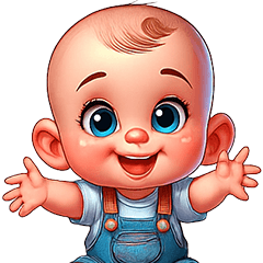 the smiling cute baby07