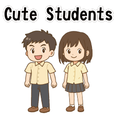 Cute Senior High School Students