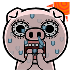 Sweaty pig's summer dialogue