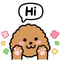 友善的狗狗 ♡ ♡ ♡ 萬用小貼