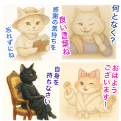 Wise Words from the Cat Madames