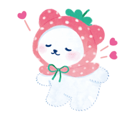 かわいい♡しろくまのいる生活 -フルーツ-