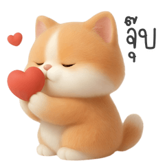 Cute Cute Chubby Orange Cat