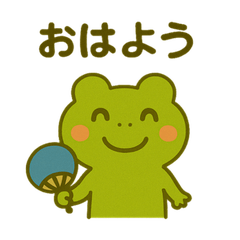 Uchiwa Frog7s Summer Stickers.