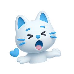 AI あおいねこスタンプ①