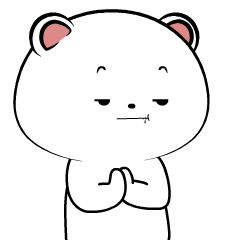 Chubby Ice Bear : Pop-up stickers