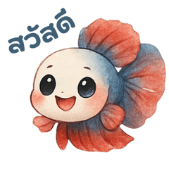 Cutie Siamese fighting fish