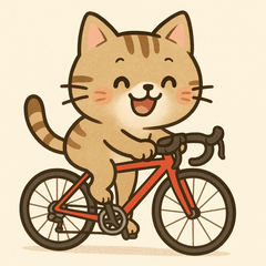 Pedal Paws: Racing Cat Stickers