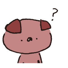 ヘム犬言葉がなくても伝わるスタンプ