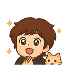 小萌娃與喵喵日常心情