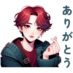 お洒落男子スタンプ4