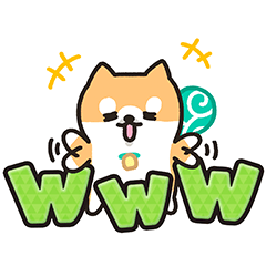 柴犬たけちよ★見やすいデカ文字