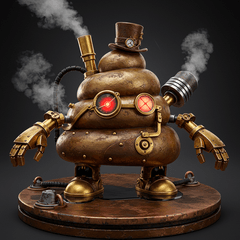 Clockwork Flush: Steampunk Poo Parade