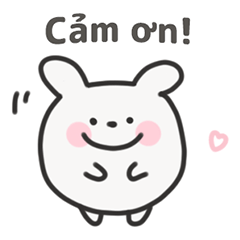 Chill Bunny Daily Stickers | Vietnamese