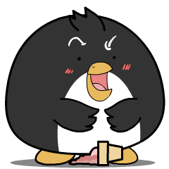 Round Penguin : Animated Stickers