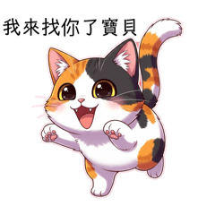 小花貓咪貼圖