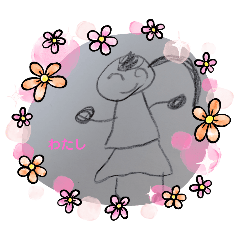 Stickers featuring children's drawings