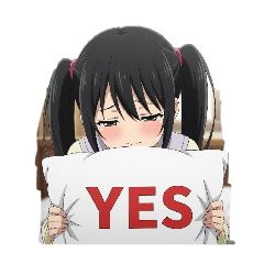 Beautiful Japanese girl with black hair